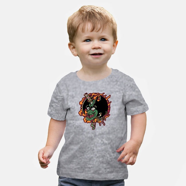 Slayed Devil-Baby-Basic-Tee-demonigote