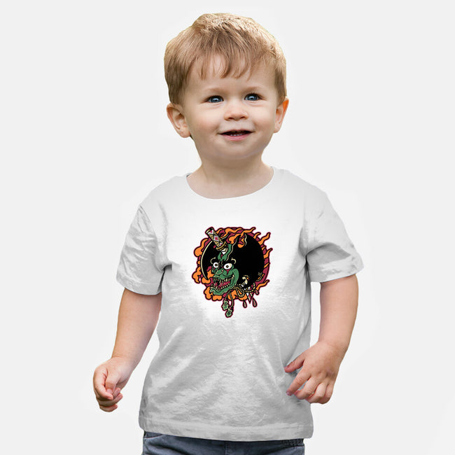 Slayed Devil-Baby-Basic-Tee-demonigote
