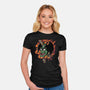 Slayed Devil-Womens-Fitted-Tee-demonigote