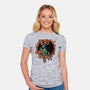 Slayed Devil-Womens-Fitted-Tee-demonigote