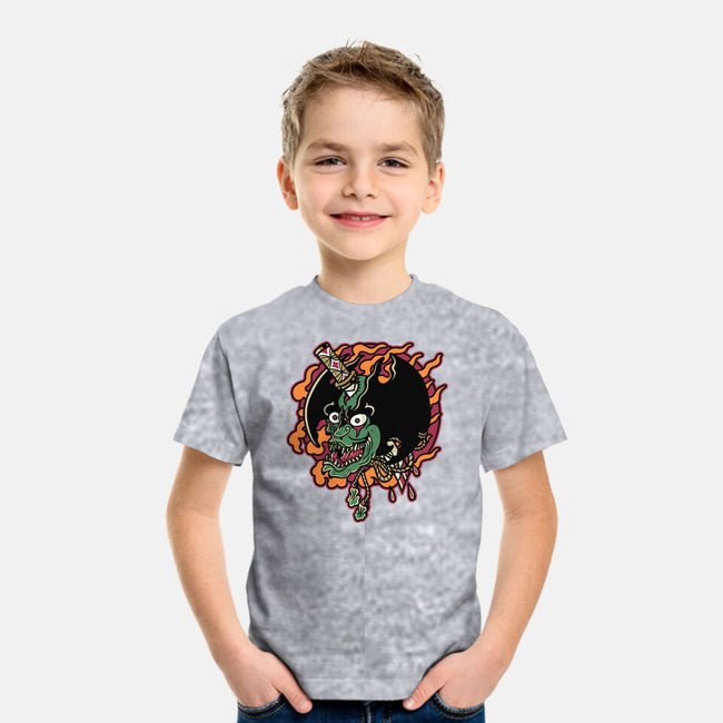 Slayed Devil-Youth-Basic-Tee-demonigote