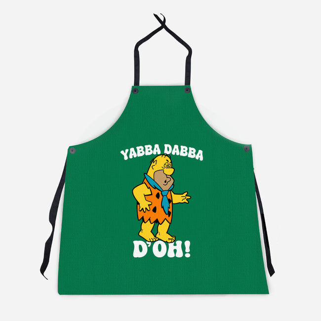 Modern Stone Age Stupid-Unisex-Kitchen-Apron-Boggs Nicolas