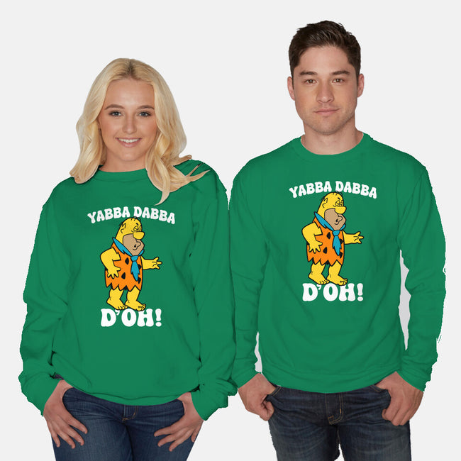 Modern Stone Age Stupid-Unisex-Crew Neck-Sweatshirt-Boggs Nicolas