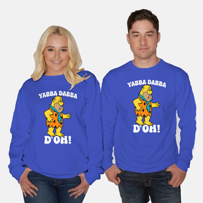 Modern Stone Age Stupid-Unisex-Crew Neck-Sweatshirt-Boggs Nicolas