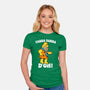 Modern Stone Age Stupid-Womens-Fitted-Tee-Boggs Nicolas