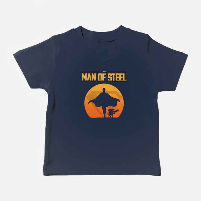 The Man Of Steelian-Baby-Basic-Tee-Boggs Nicolas