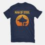 The Man Of Steelian-Womens-Fitted-Tee-Boggs Nicolas