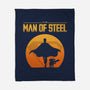 The Man Of Steelian-None-Fleece-Blanket-Boggs Nicolas