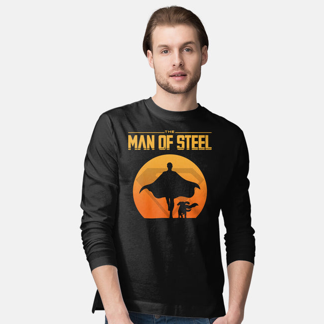 The Man Of Steelian-Mens-Long Sleeved-Tee-Boggs Nicolas