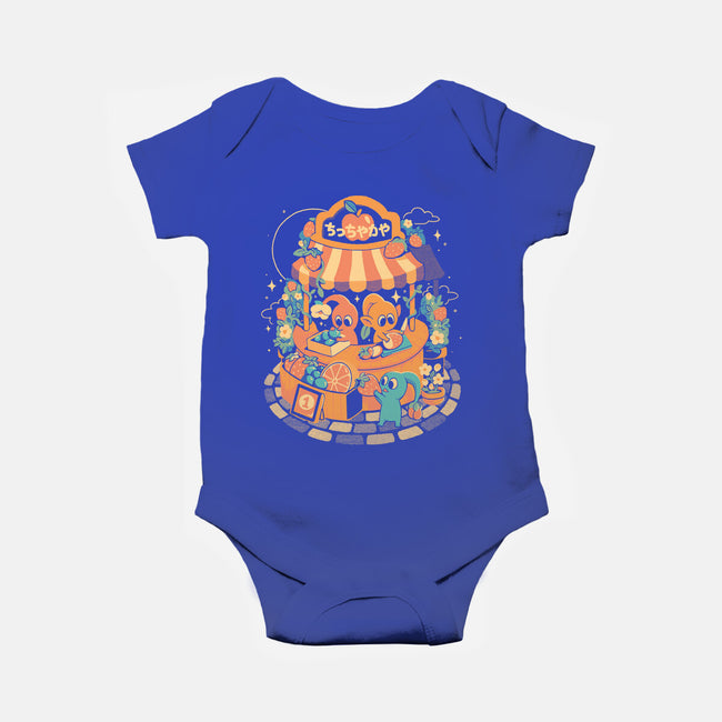 Tiny Fruit Market-Baby-Basic-Onesie-eduely