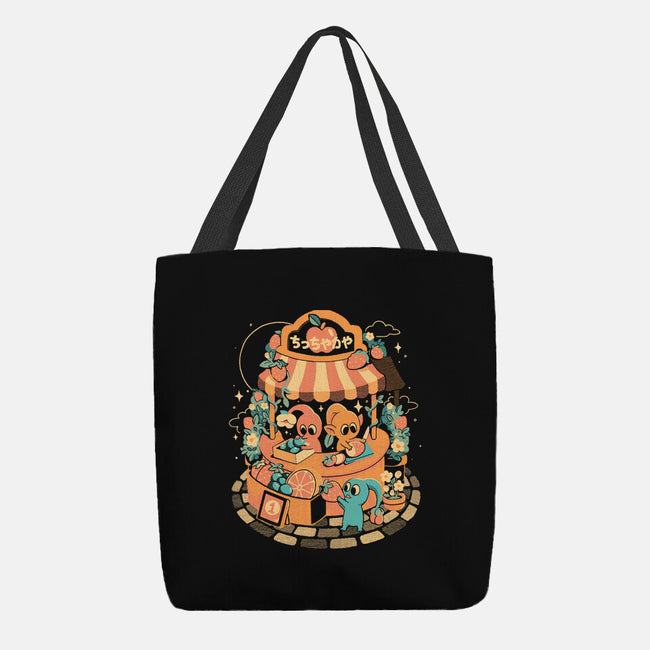 Tiny Fruit Market-None-Basic Tote-Bag-eduely