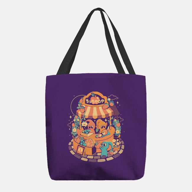 Tiny Fruit Market-None-Basic Tote-Bag-eduely