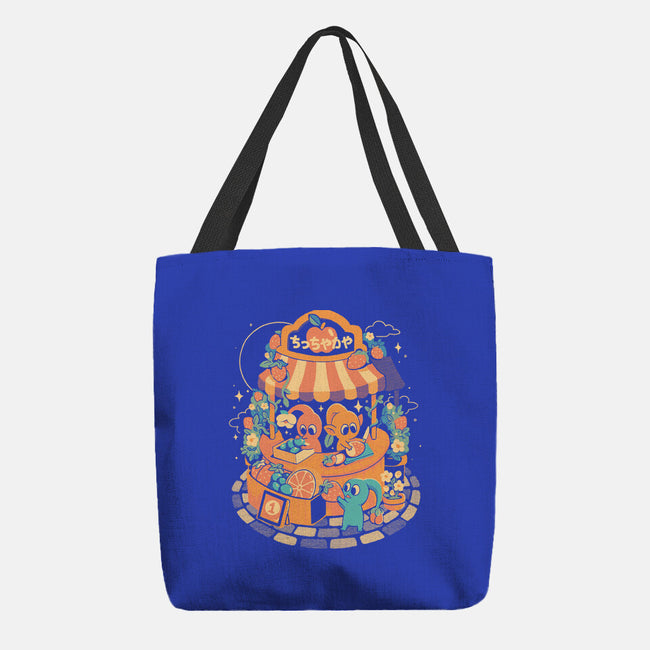Tiny Fruit Market-None-Basic Tote-Bag-eduely