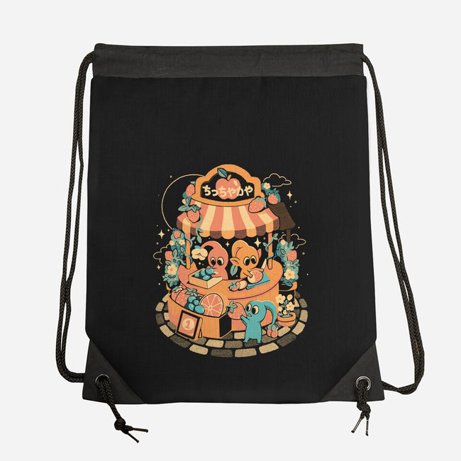 Tiny Fruit Market-None-Drawstring-Bag-eduely