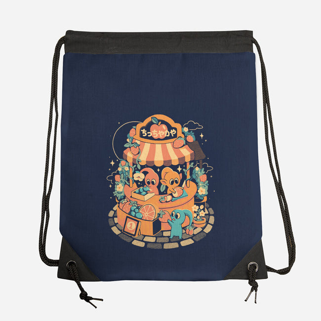 Tiny Fruit Market-None-Drawstring-Bag-eduely