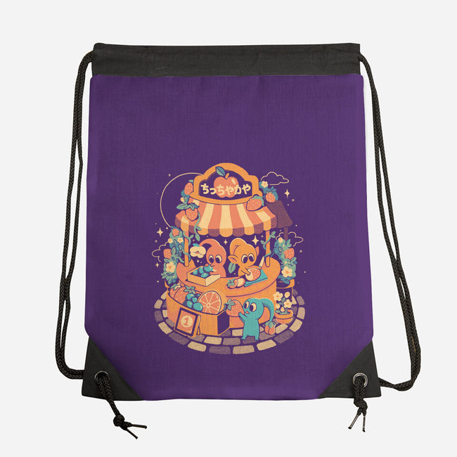 Tiny Fruit Market-None-Drawstring-Bag-eduely