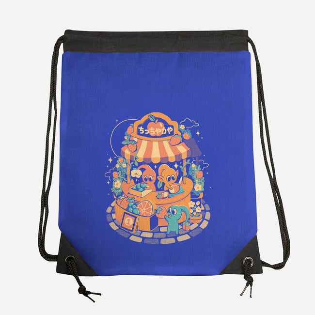 Tiny Fruit Market-None-Drawstring-Bag-eduely