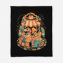 Tiny Fruit Market-None-Fleece-Blanket-eduely