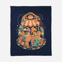 Tiny Fruit Market-None-Fleece-Blanket-eduely