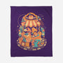 Tiny Fruit Market-None-Fleece-Blanket-eduely