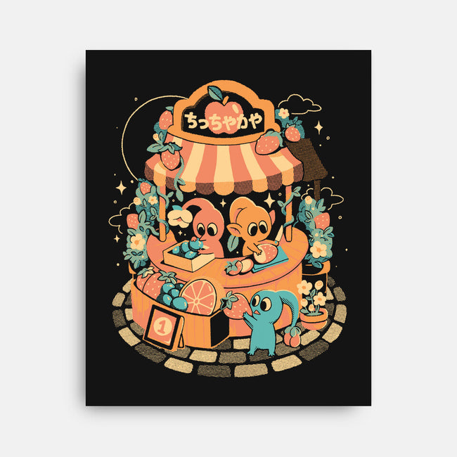 Tiny Fruit Market-None-Stretched-Canvas-eduely