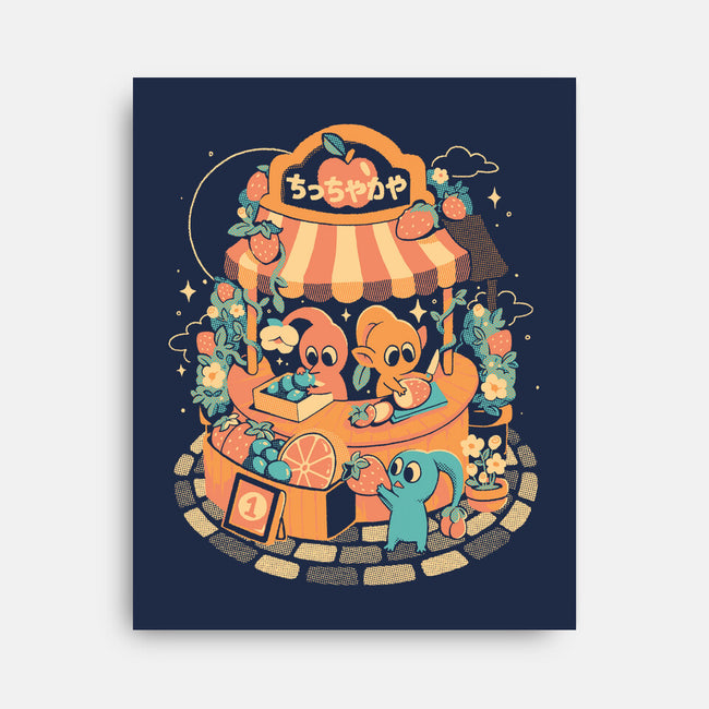 Tiny Fruit Market-None-Stretched-Canvas-eduely