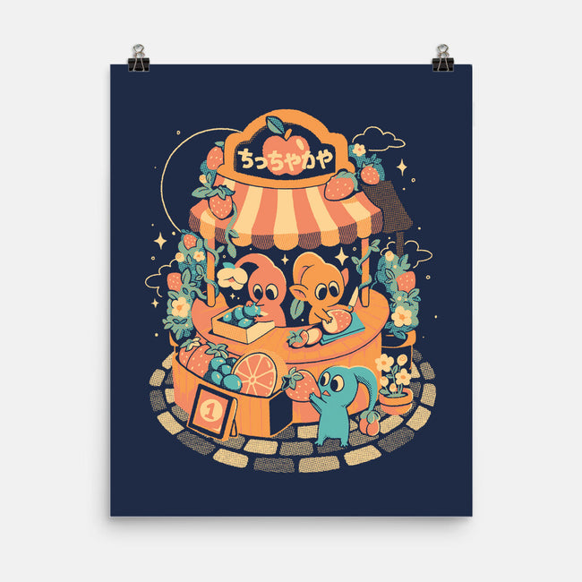 Tiny Fruit Market-None-Matte-Poster-eduely