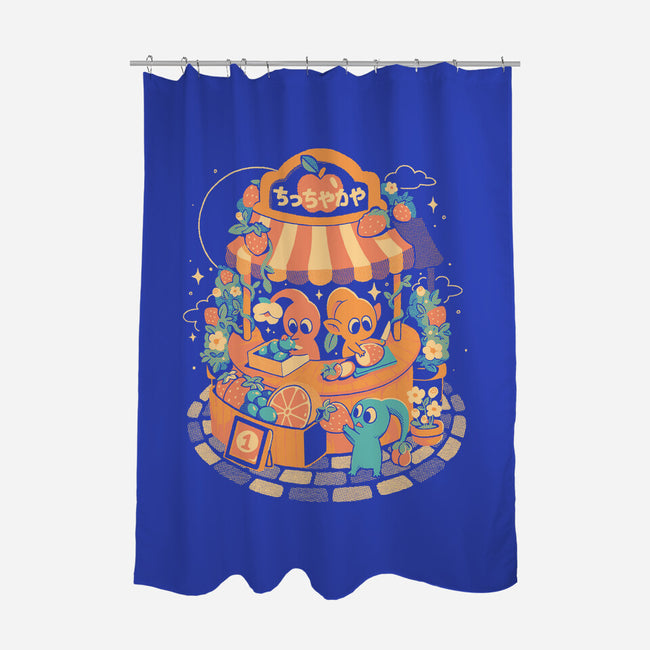 Tiny Fruit Market-None-Polyester-Shower Curtain-eduely