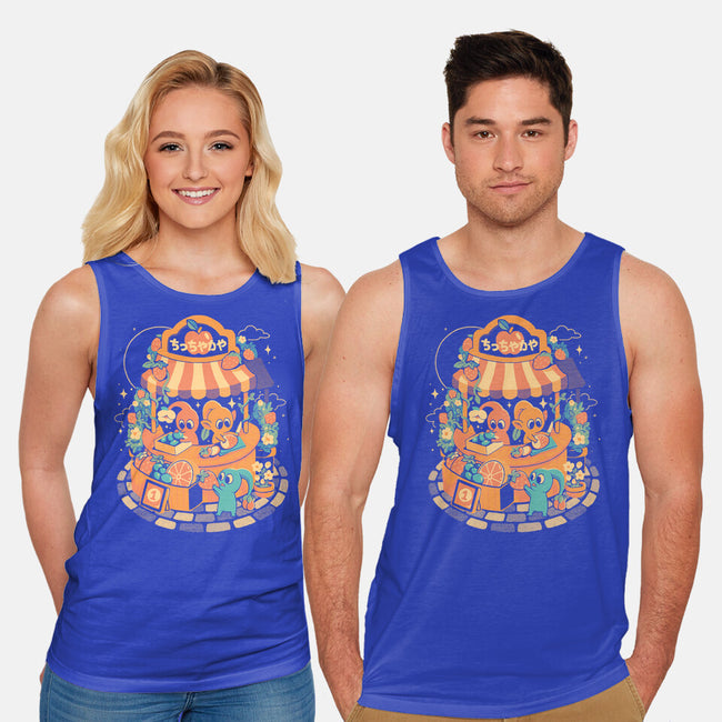 Tiny Fruit Market-Unisex-Basic-Tank-eduely