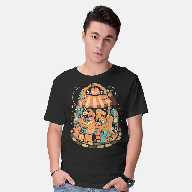 Tiny Fruit Market-Mens-Basic-Tee-eduely