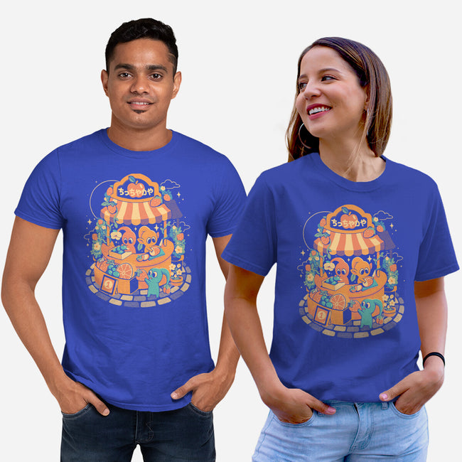 Tiny Fruit Market-Unisex-Basic-Tee-eduely