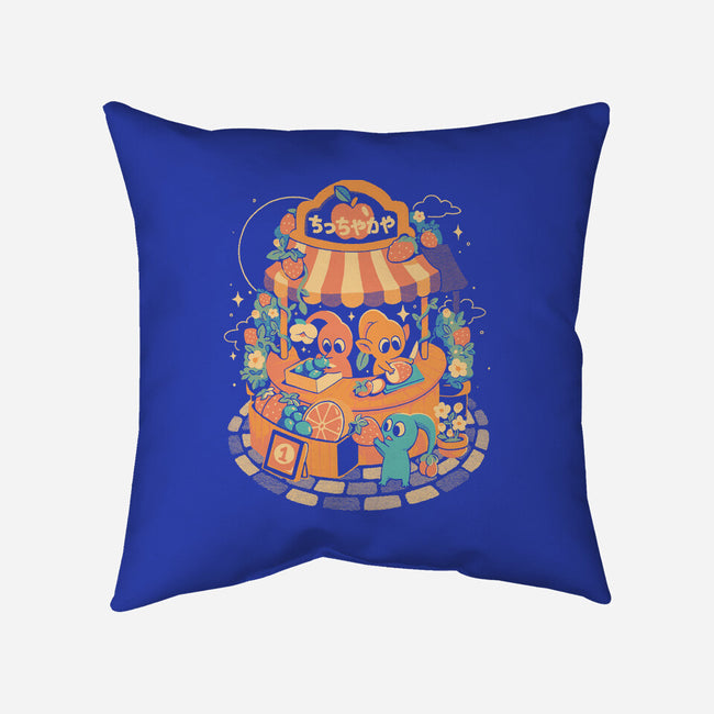 Tiny Fruit Market-None-Removable Cover w Insert-Throw Pillow-eduely
