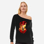 Paintress Expeditioner-Womens-Off Shoulder-Sweatshirt-hypertwenty