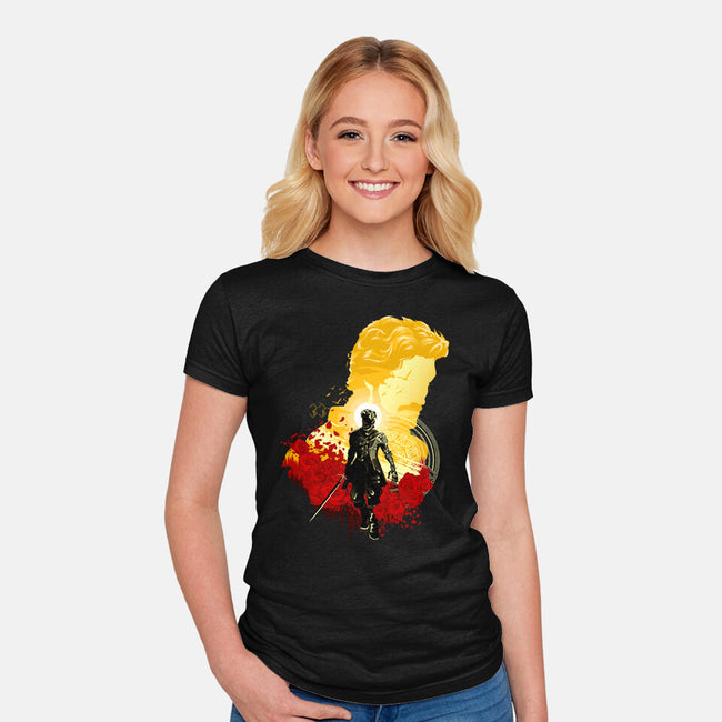 Brushface Expeditioner-Womens-Fitted-Tee-hypertwenty