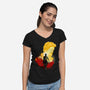 Brushface Expeditioner-Womens-V-Neck-Tee-hypertwenty