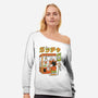 Monkey Plush-Womens-Off Shoulder-Sweatshirt-Henrique Torres