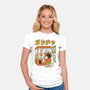 Monkey Plush-Womens-Fitted-Tee-Henrique Torres