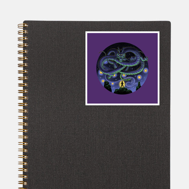 Shenron Starry Night-None-Glossy-Sticker-Astrobot Invention