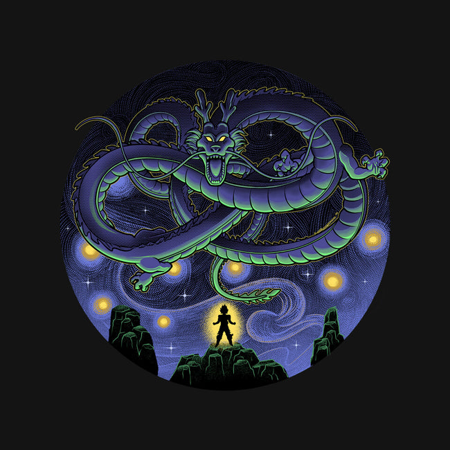 Shenron Starry Night-Mens-Premium-Tee-Astrobot Invention