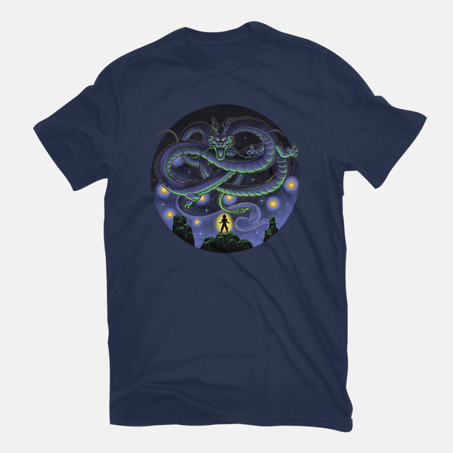 Shenron Starry Night-Mens-Premium-Tee-Astrobot Invention