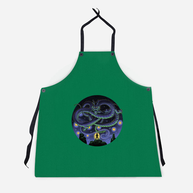 Shenron Starry Night-Unisex-Kitchen-Apron-Astrobot Invention