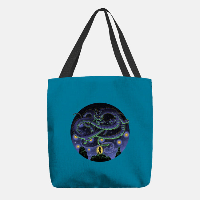 Shenron Starry Night-None-Basic Tote-Bag-Astrobot Invention