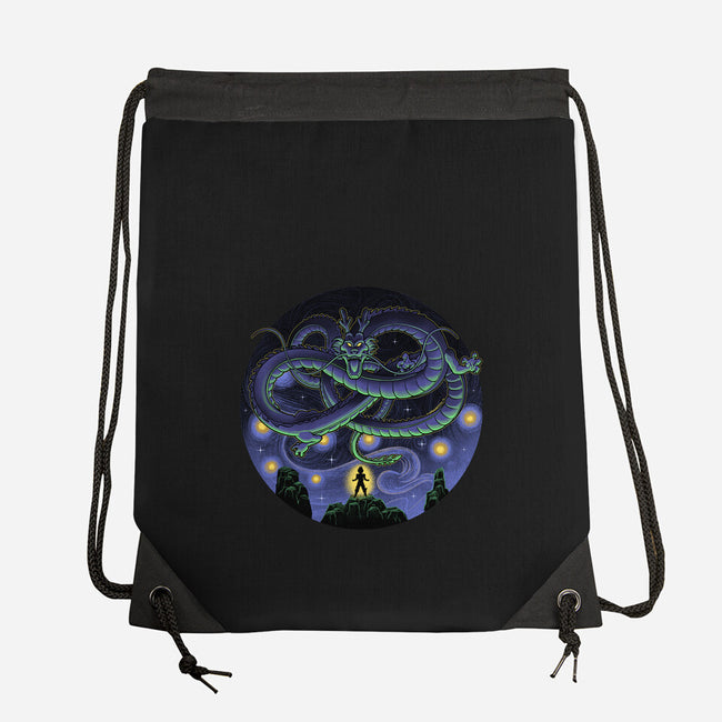 Shenron Starry Night-None-Drawstring-Bag-Astrobot Invention