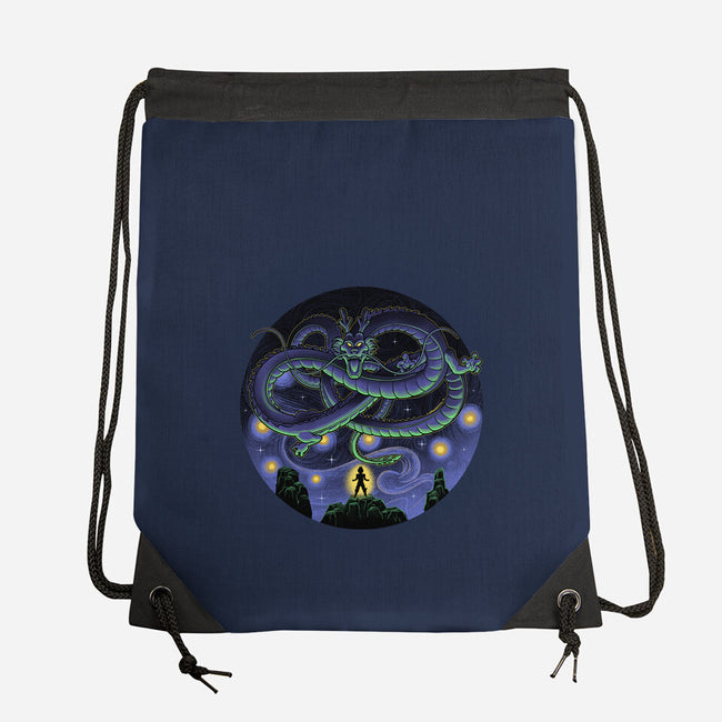 Shenron Starry Night-None-Drawstring-Bag-Astrobot Invention