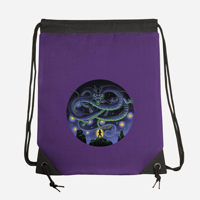 Shenron Starry Night-None-Drawstring-Bag-Astrobot Invention