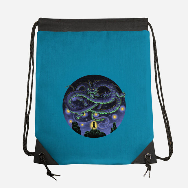 Shenron Starry Night-None-Drawstring-Bag-Astrobot Invention