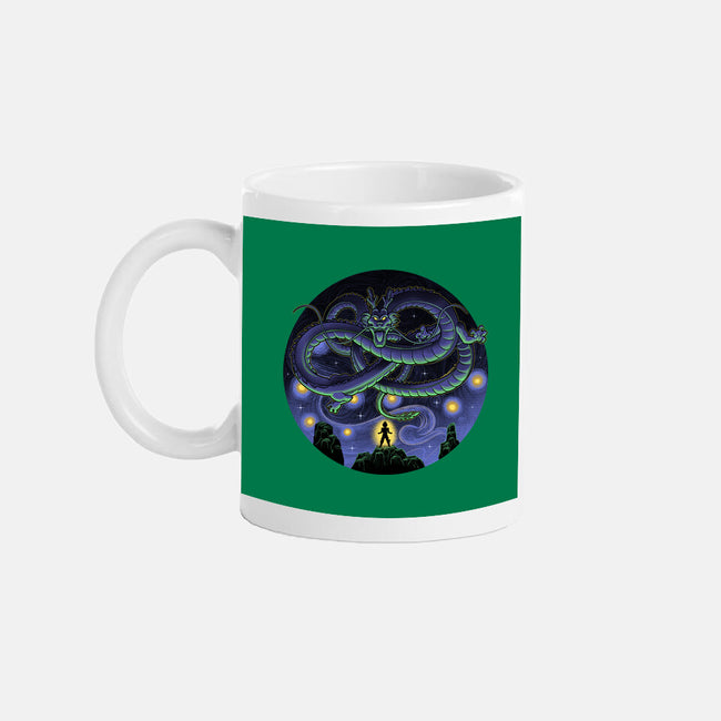 Shenron Starry Night-None-Mug-Drinkware-Astrobot Invention