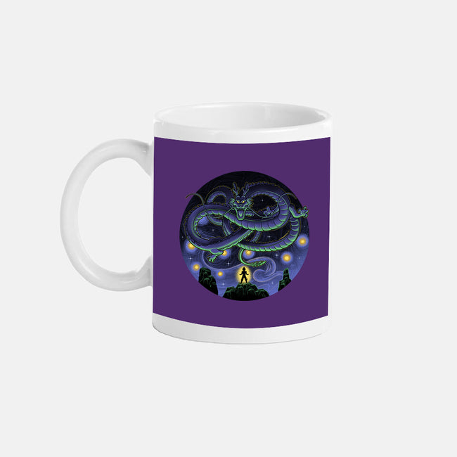 Shenron Starry Night-None-Mug-Drinkware-Astrobot Invention