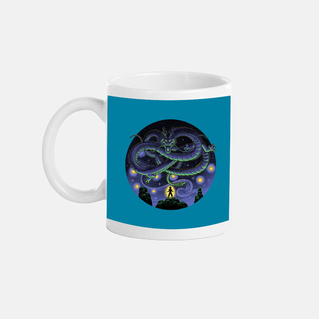 Shenron Starry Night-None-Mug-Drinkware-Astrobot Invention