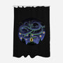 Shenron Starry Night-None-Polyester-Shower Curtain-Astrobot Invention